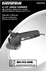 Genesis GAG445SE Operator'S Manual preview