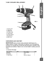 Preview for 9 page of Genesis GCD18BK Operator'S Manual