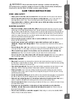 Preview for 3 page of Genesis GCD18CP Operator'S Manual