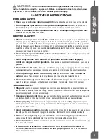 Preview for 3 page of Genesis GCQD38A Operator'S Manual