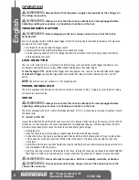 Preview for 8 page of Genesis GCQD38A Operator'S Manual