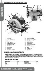 Предварительный просмотр 8 страницы Genesis GCS130 Operator'S Manual