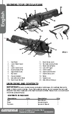 Preview for 8 page of Genesis GCS445SE Operator'S Manual