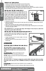 Preview for 10 page of Genesis GCS445SE Operator'S Manual