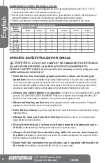 Preview for 6 page of Genesis GD38B Operator'S Manual