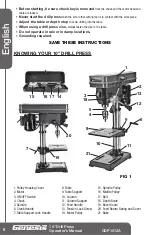 Preview for 6 page of Genesis GDP1012A Operator'S Manual