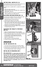 Preview for 10 page of Genesis GDP1012A Operator'S Manual