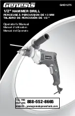 Genesis GHD1275 Operator'S Manual предпросмотр