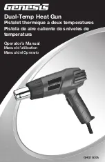 Preview for 1 page of Genesis GHG1500A Operator'S Manual