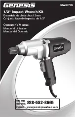 Genesis GIW3075K Operator'S Manual preview