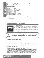 Preview for 2 page of Genesis GJS450 Operator'S Manual