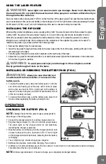 Preview for 11 page of Genesis GLCS2055A Operator'S Manual