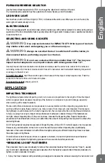 Preview for 9 page of Genesis GLIW20AK Operator'S Manual