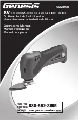 Genesis GLMT08B Operator'S Manual preview