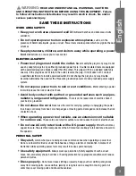 Preview for 3 page of Genesis GLMT12 Operator'S Manual