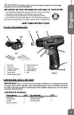 Предварительный просмотр 7 страницы Genesis GLSD08B Operator'S Manual