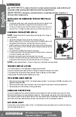 Предварительный просмотр 8 страницы Genesis GLSD08B Operator'S Manual