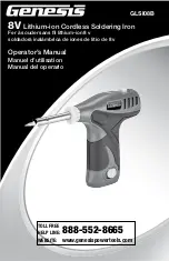 Genesis GLSI08B Operator'S Manual preview