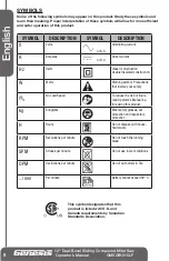 Preview for 8 page of Genesis GMDB1215LF Operator'S Manual