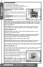 Preview for 16 page of Genesis GMDB1215LF Operator'S Manual