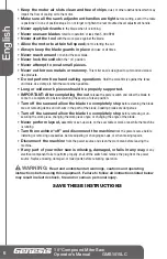 Предварительный просмотр 6 страницы Genesis GMS1015LC Operator'S Manual