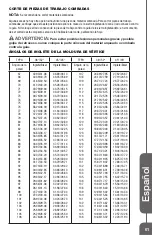 Preview for 61 page of Genesis GMS1015LC Operator'S Manual