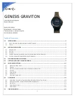 Preview for 1 page of Genesis GRAVITON Owner'S Manual