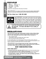 Preview for 2 page of Genesis GRS750 Operator'S Manual