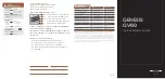 Preview for 1 page of Genesis GV60 2022 Quick Reference Manual