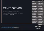 Genesis GV80 Simple Manual preview