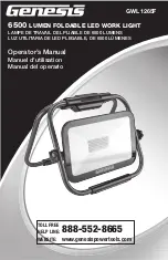 Genesis GWL1265F Operator'S Manual preview