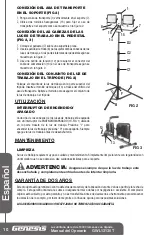 Предварительный просмотр 10 страницы Genesis GWL13130T Operator'S Manual