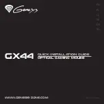 Genesis GX44 Quick Installation Manual preview