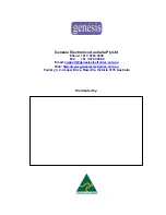 Предварительный просмотр 38 страницы Genesis Integrated Security System User Manual