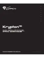 Genesis Krypton 110 Quick Installation Manual preview