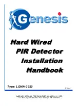 Предварительный просмотр 1 страницы Genesis LGHW-3020 Installation Handbook