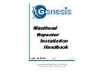 Genesis LGMT434 Installation Handbook предпросмотр