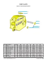 Preview for 70 page of Genesis LXP 200 Safety & Operator Manual