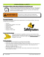 Preview for 8 page of Genesis Razer X Safety & Operator Manual