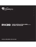 Предварительный просмотр 1 страницы Genesis RX39 Quick Installation Manual