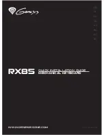 Preview for 1 page of Genesis RX85 Quick Installation Manual