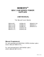 Предварительный просмотр 2 страницы Genesys GEN10-330 User Manual