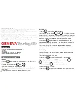 Preview for 40 page of Geneva Lab Touring/S+ Manual