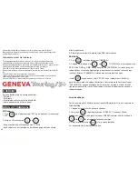 Preview for 44 page of Geneva Lab Touring/S+ Manual