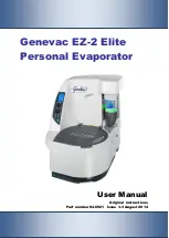 Genevac EZ-2 Elite User Manual предпросмотр