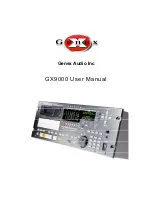 Genex GX9000 User Manual preview