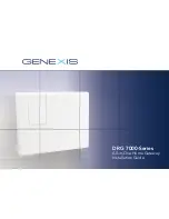 Предварительный просмотр 1 страницы Genexis DRG 7000-Series Installation Manual