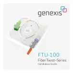 Genexis FiberTwist FTU-100 Installation Manual предпросмотр