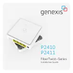 Genexis FiberTwist P2410 Installation Manual предпросмотр