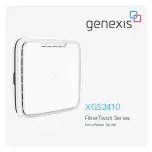 Genexis FiberTwist XGS2410 Installation Manual preview